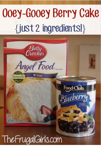 Angel Food Berry Cake 2 ingredients