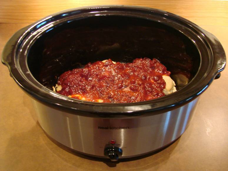 slow cooker cranberry chicken - tasty kitchen