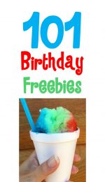 101 Birthday Freebies! {The Ultimate List} - The Frugal Girls