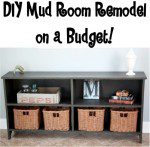 DIY Mud Room Remodel on a Budget