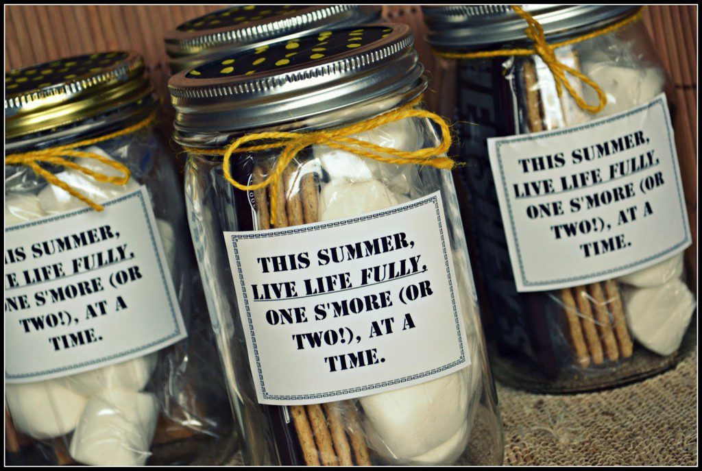 The labels that I made say “This summer, live life fully , one S ... The labels that I made say “This summer, live life fully , one S ...