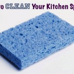 How to Clean your Kitchen Sponge…