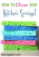 How to Clean Your Kitchen Sponge