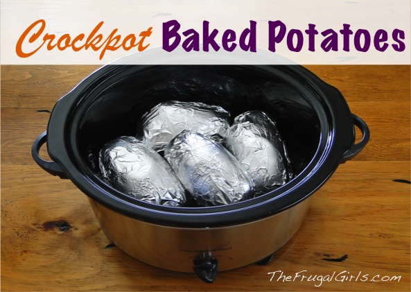 Crockpot Baked Potatoes