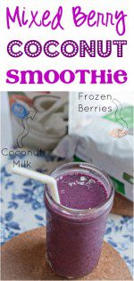 Mixed Berry Coconut Smoothie Recipe