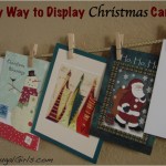 Easy Way to Display Christmas Cards…