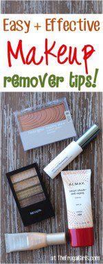 Easy and Effective Makeup Remover Tips from TheFrugalGirls.com