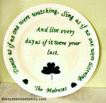 Shamrock Irish-Blessing-Plate