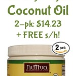 Nutiva Extra Virgin Organic Coconut Oil 2-pk: $14.23 + FREE Shipping! {+ 47 Creative Uses for Coconut Oil}