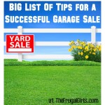 31 Tips for a Successful Garage Sale!