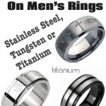 Huge Discounts on Stainless Steel, Tungsten, or Titanium Rings!