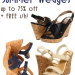 Summer Wedges: up to 75% off + FREE Shipping!