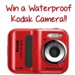 {Now Closed} Frugal Girls Giveaway: Red Kodak Waterproof Camera! {14 megapixel}