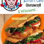 {Now Closed} Frugal Girls Giveaway: Wendy’s $25 Gift Card! {3 winners}