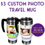 $3 Custom Photo Travel Mug = Thrifty Gift! {+ s/h}