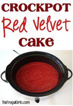 Crockpot Red Velvet Cake