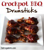 Crockpot Barbecue Chicken Drumsticks at TheFrugalGirls.com