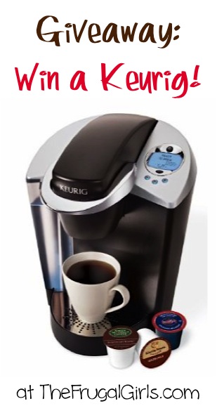 Enter to Win a Keurig at TheFrugalGirls.com