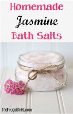 Homemade Jasmine Bath Salts