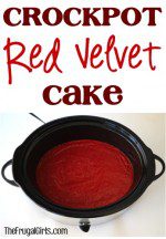 Crockpot Red Velvet Cake Recipe at TheFrugalGirls.com