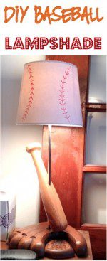 DIY Baseball Lampshade