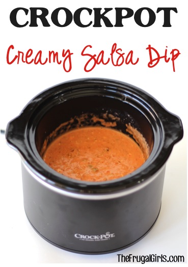 Crockpot Creamy Salsa Dip Recipe at TheFrugalGirls.com