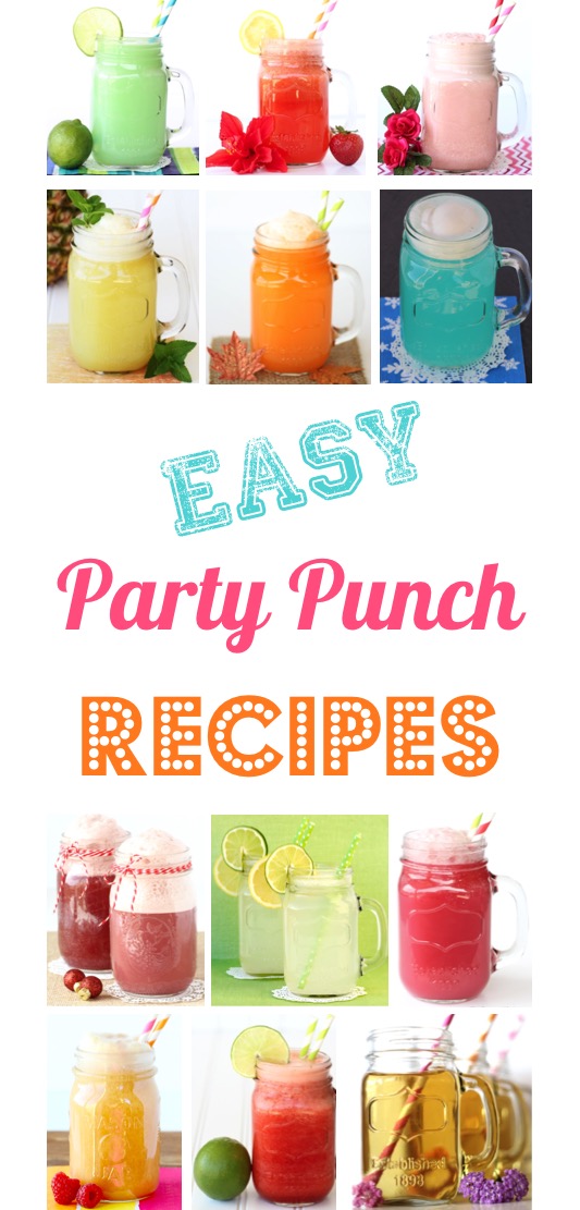 What are some easy party punch recipes?