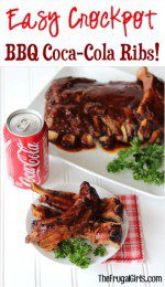 Easy Crockpot Barbecue Coca-Cola Ribs Recipe from TheFrugalGirls.com