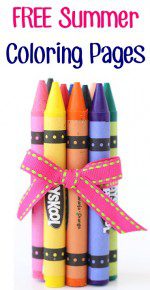 FREE Summer Vacation Coloring Pages