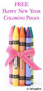 Happy New Year Coloring Pages
