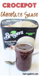 Easy Crockpot Chocolate Sauce Recipe from TheFrugalGirls.com
