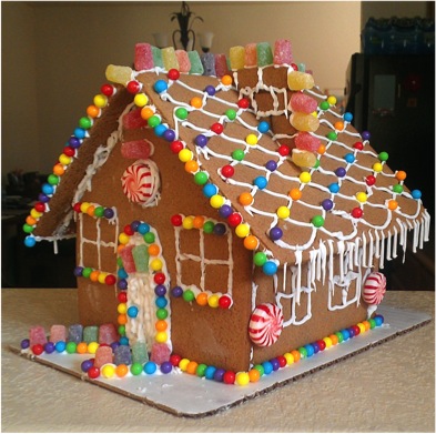 Make A Log Cabin Gingerbread House Hgtv Host A Cookie Decorating Party Gingerbread Men