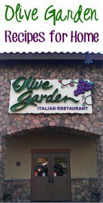 Olive Garden Recipes for home