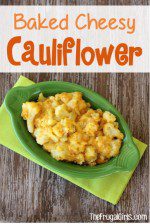 Baked Cheesy Cauliflower Recipe from TheFrugalGirls.com