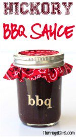 Easy Homemade Hickory BBQ Sauce Recipe from TheFrugalGirls.com