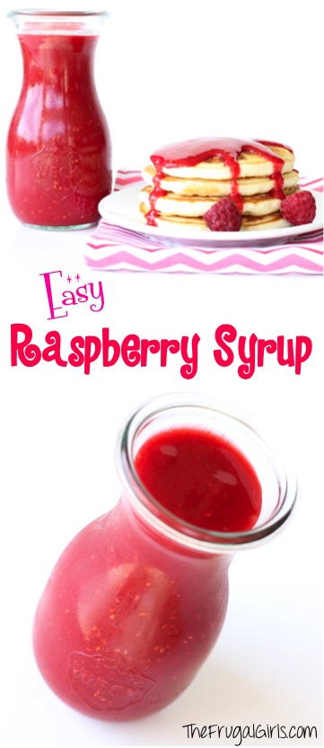 Raspberry Syrup Recipe For Pancakes 2 Ingredients The Frugal Girls 9434