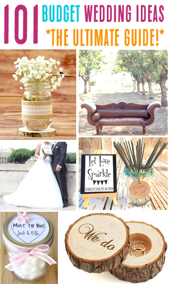 101 Wedding Freebies and Budget DIY Wedding Ideas! The Frugal Girls