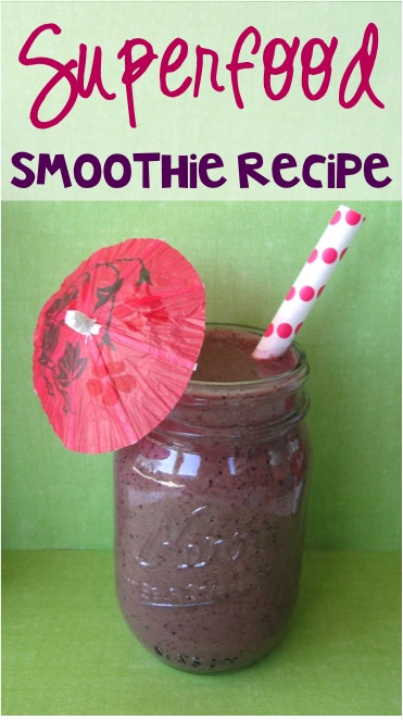 Superfood Smoothie Recipe from TheFrugalGirls.com