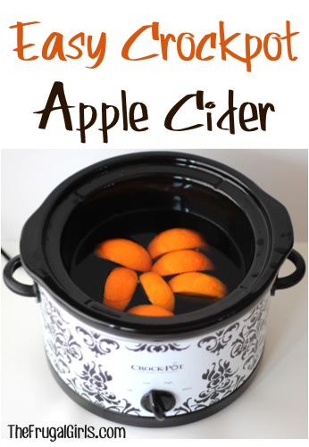 Easy Crockpot Apple Cider Recipe at TheFrugalGirls.com