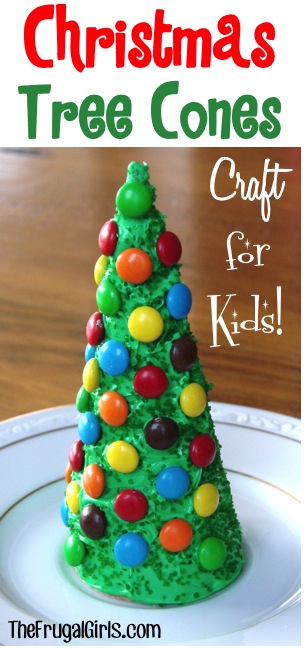 How to Make Christmas Tree Cones from TheFrugalGirls.com