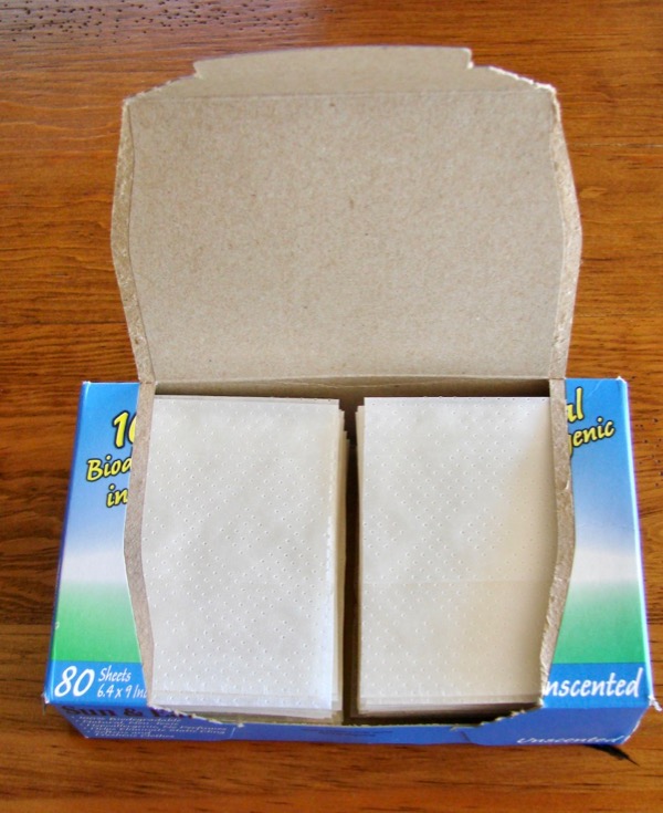 Cut Dryer Sheets in Half