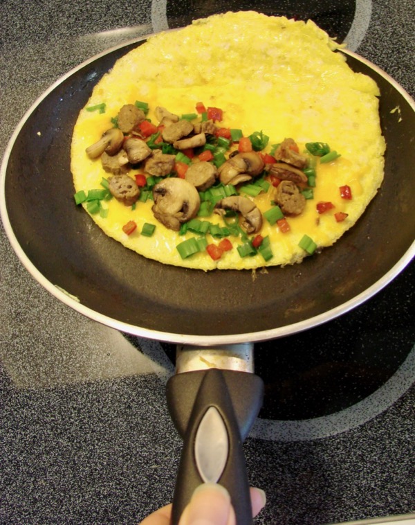 Easy Omelette Recipe with Mushrooms