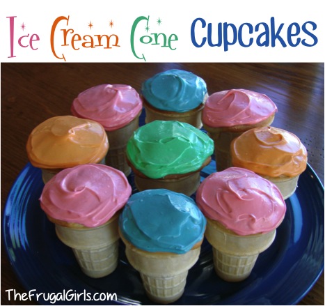 Ice Cream Cone Cupcake Recipe