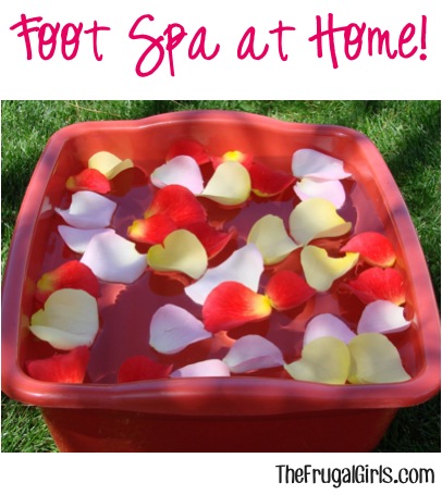 Foot Scrub and Soak Recipes from TheFrugalGirls.com