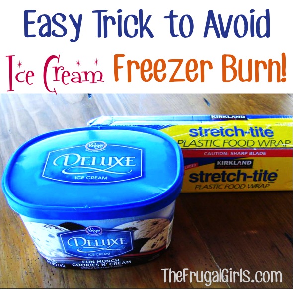 How to Avoid Ice Cream Freezer Burn from TheFrugalGirls.com