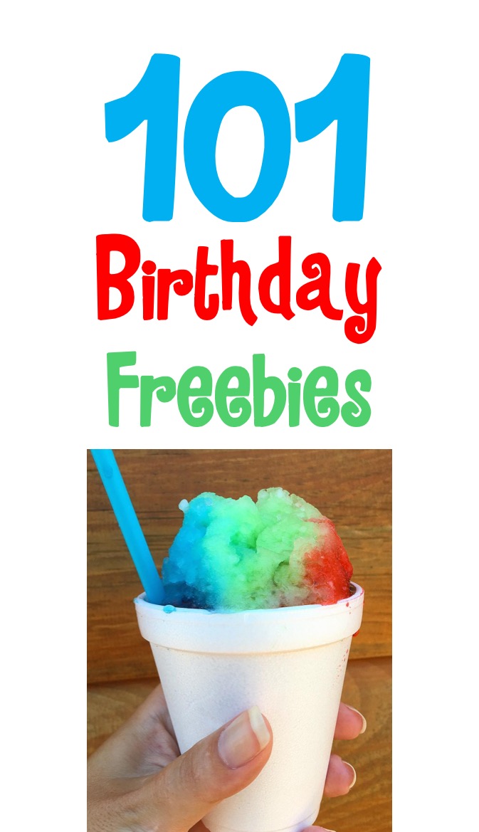 Birthday Freebie List at TheFrugalGirls.com