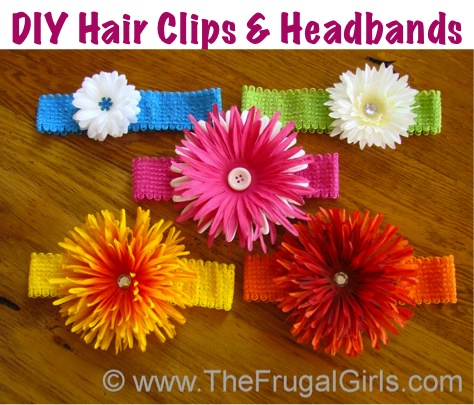 DIY Hair Clips and Headbands