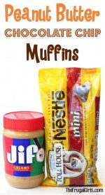 Peanut Butter Chocolate Chip Muffins Recipe! The Frugal Girls