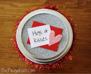 Valentines Day Kisses in a Jar