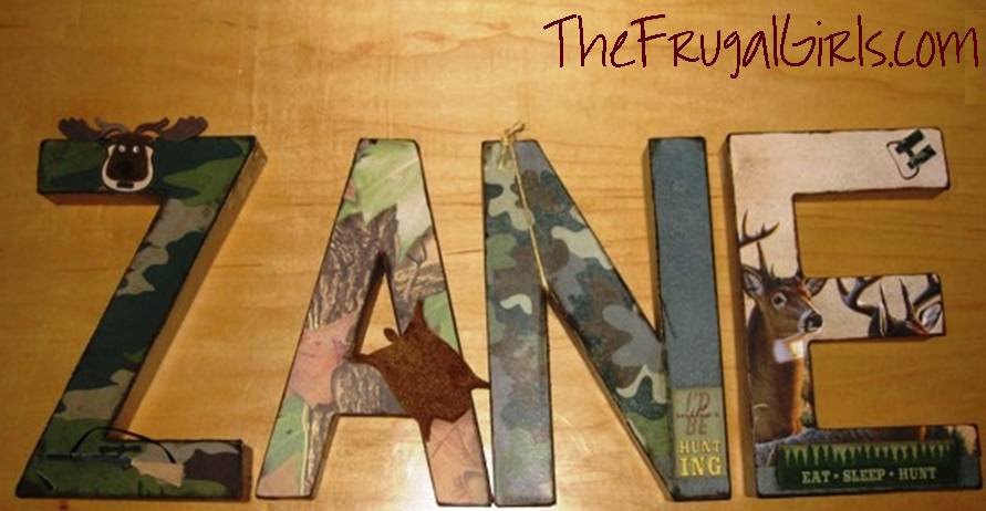 Paper Mache Letters Craft Diy Personalized Name Art The Frugal